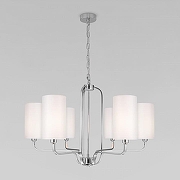 Люстра Eurosvet Purezza 60128/6 хром цвет плафона/подвески Белый, цвет арматуры Хром-1