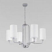 Люстра Eurosvet Purezza 60128/6 хром цвет плафона/подвески Белый, цвет арматуры Хром-2