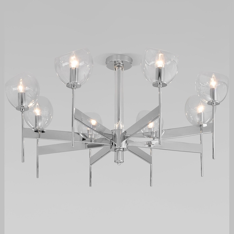 Люстра на штанге Eurosvet Arrista 60130/8 хром Smart 