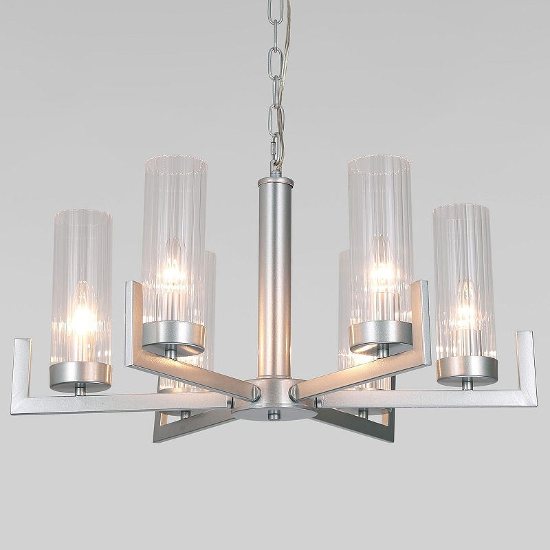 Люстра Eurosvet Arganie 60133/6 серебро 