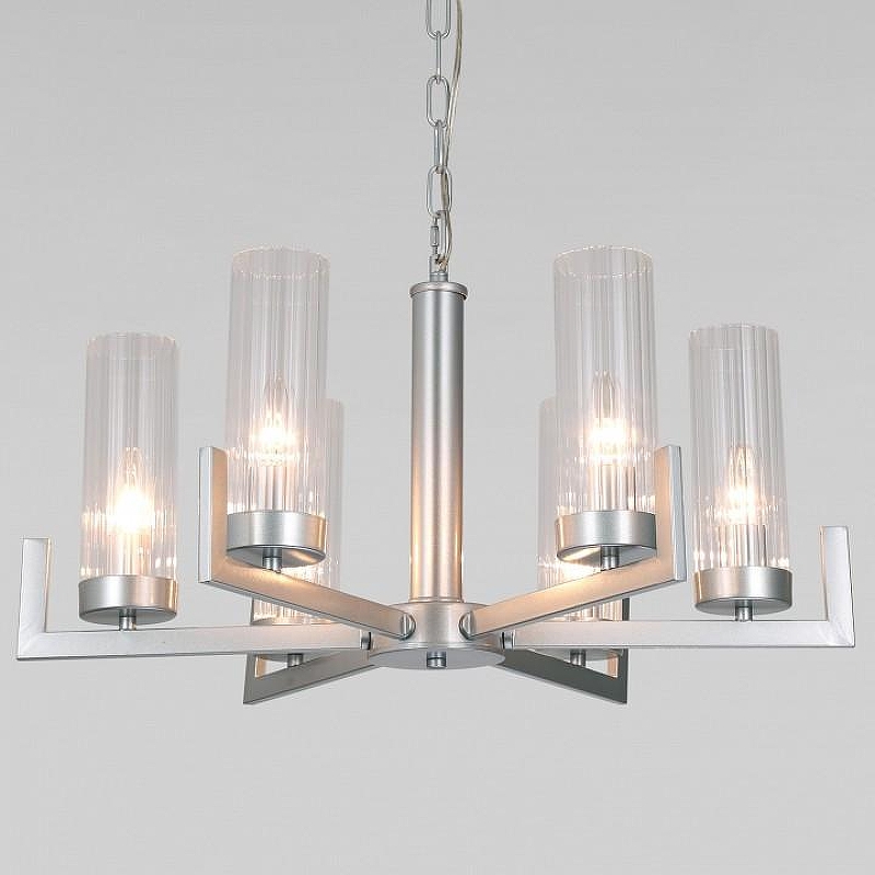 Люстра Eurosvet Argan1e 60133/6 серебро 