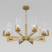 Люстра Eurosvet Argan1e 60133/8 латунь цвет плафона/подвески Прозрачный, цвет арматуры Латунь-2