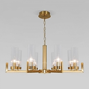 Люстра Eurosvet Argan1e 60133/8 латунь цвет плафона/подвески Прозрачный, цвет арматуры Латунь-3