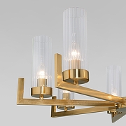 Люстра Eurosvet Argan1e 60133/8 латунь цвет плафона/подвески Прозрачный, цвет арматуры Латунь-4