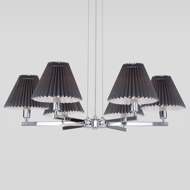 Люстра Eurosvet Peony 60136/6 хром/графит 