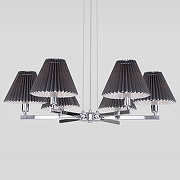 Люстра Eurosvet Peony 60136/6 хром/графит цвет хром