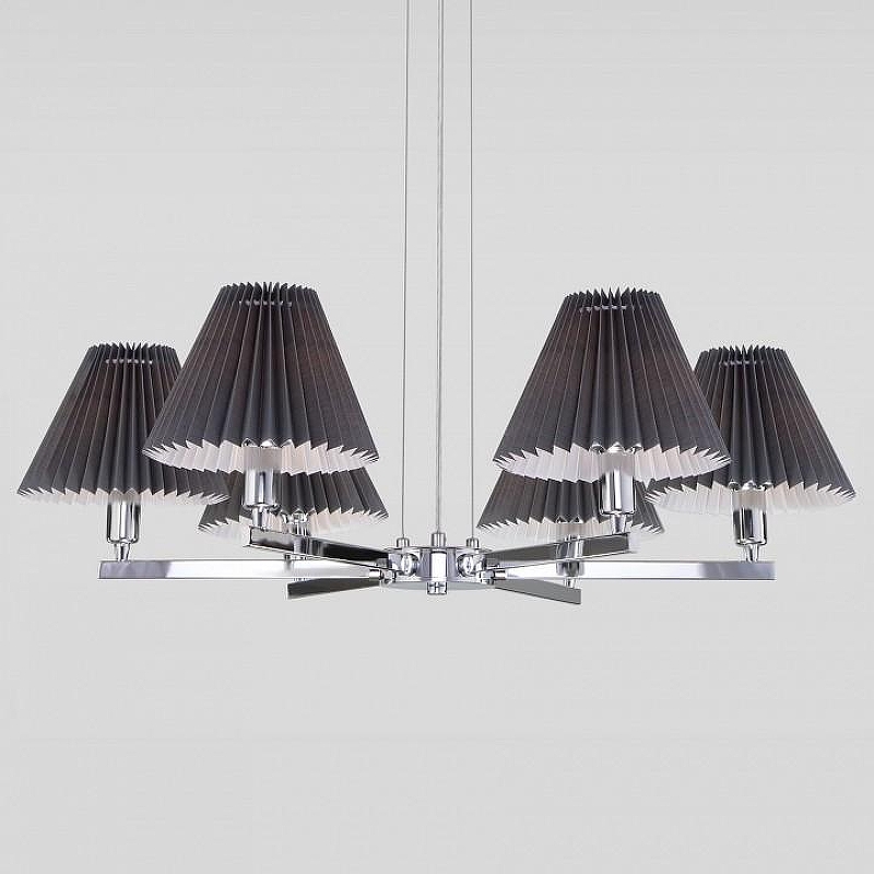 Люстра Eurosvet Peony 60136/6 хром/графит 