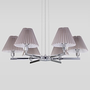 Люстра Eurosvet Peony 60136/6 хром/серый цвет хром