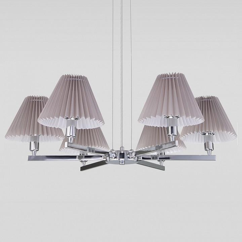 Люстра Eurosvet Peony 60136/6 хром/серый 