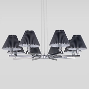 Люстра Eurosvet Peony 60136/8 хром/графит цвет хром