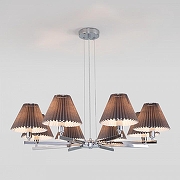 Люстра Eurosvet Peony 60136/8 хром/графит цвет плафона/подвески Графит, цвет арматуры Хром-2