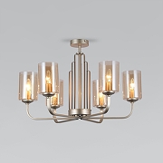 Люстра на штанге Eurosvet Defi 60138/6 золото перламутровое цвет золото перламутровое