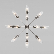 Люстра на штанге Eurosvet Thalia 60140/12 сатин-никель цвет никель-1