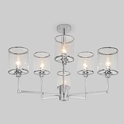 Люстра на штанге Eurosvet Inari 60144/6 хром цвет хром