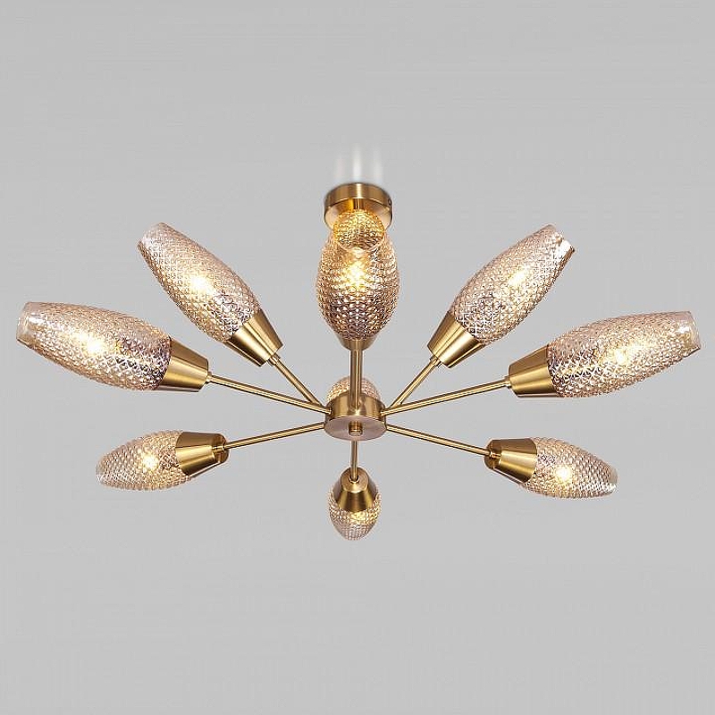 Люстра на штанге Eurosvet Thalia 60140/9 золото 