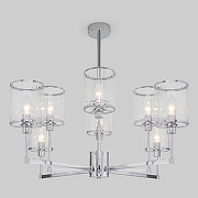 Люстра на штанге Eurosvet Inari 60144/8 хром цвет хром