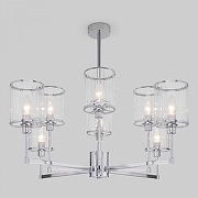 Люстра на штанге Eurosvet 1nar1 60144/8 хром цвет хром