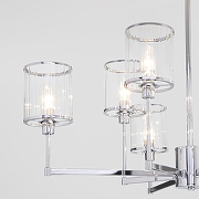 Люстра на штанге Eurosvet 1nar1 60144/8 хром цвет хром-1