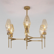 Люстра на штанге Eurosvet Prism 60143/6 латунь цвет латунь-1