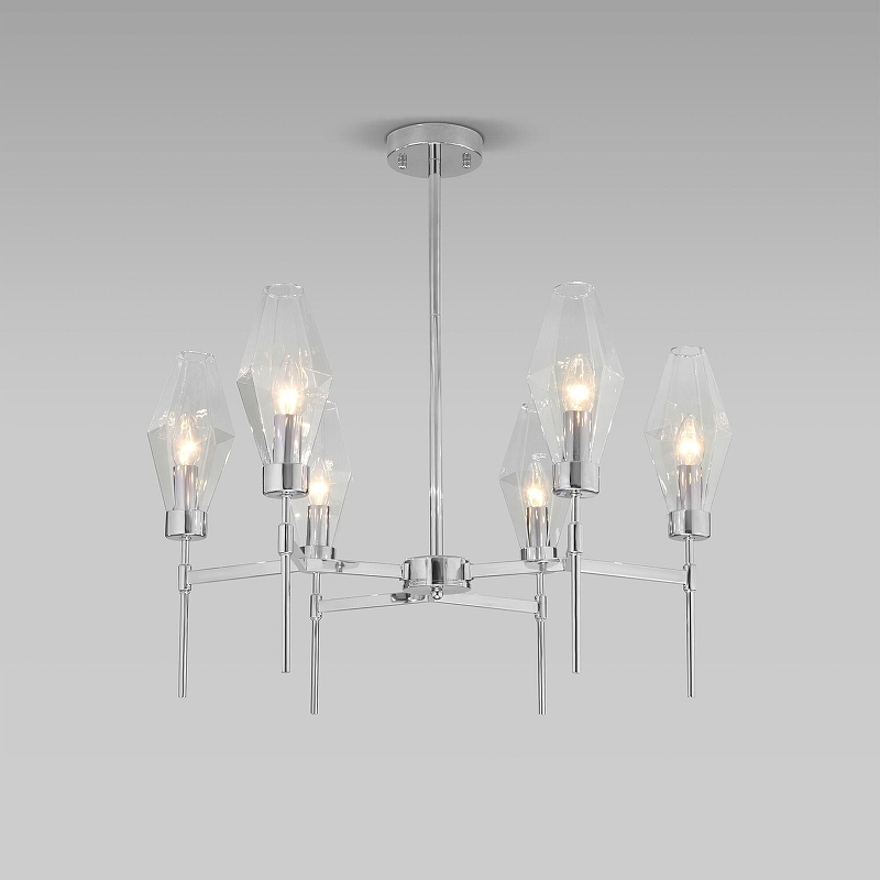 Люстра на штанге Eurosvet Prism 60143/6 хром 