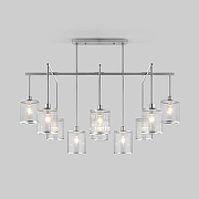 Люстра на штанге Eurosvet Inari 60144/10 хром цвет хром