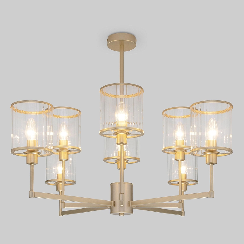 Люстра на штанге Eurosvet Inari 60144/8 золото 