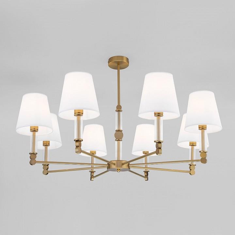 Люстра на штанге Eurosvet Conso 60145/8 латунь 