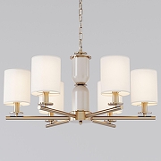 Люстра Eurosvet Caprera 60146/6 латунь цвет бежевый, латунь