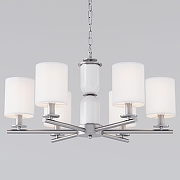 Люстра Eurosvet Caprera 60146/6 никель цвет белый, никель