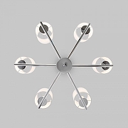 Люстра Eurosvet Caprera 60146/6 никель цвет плафона/подвески Белый, цвет арматуры Белый, Никель-2