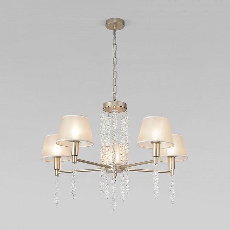 Люстра Eurosvet Charuel 60148/5 матовое золото 