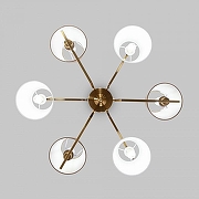 Люстра на штанге Eurosvet Ozark 60149/6 латунь цвет латунь-1