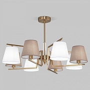 Люстра на штанге Eurosvet Ozark 60149/8 латунь цвет латунь