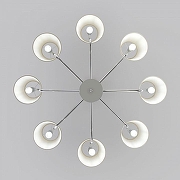 Люстра Eurosvet Amaretto 60155/8 хром цвет плафона/подвески Бежевый, цвет арматуры Хром-1