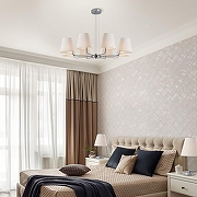 Люстра Eurosvet Amaretto 60155/8 хром цвет плафона/подвески Бежевый, цвет арматуры Хром-3