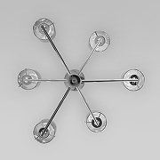 Люстра на штанге Eurosvet Pluto 60156/6 хром цвет хром-1