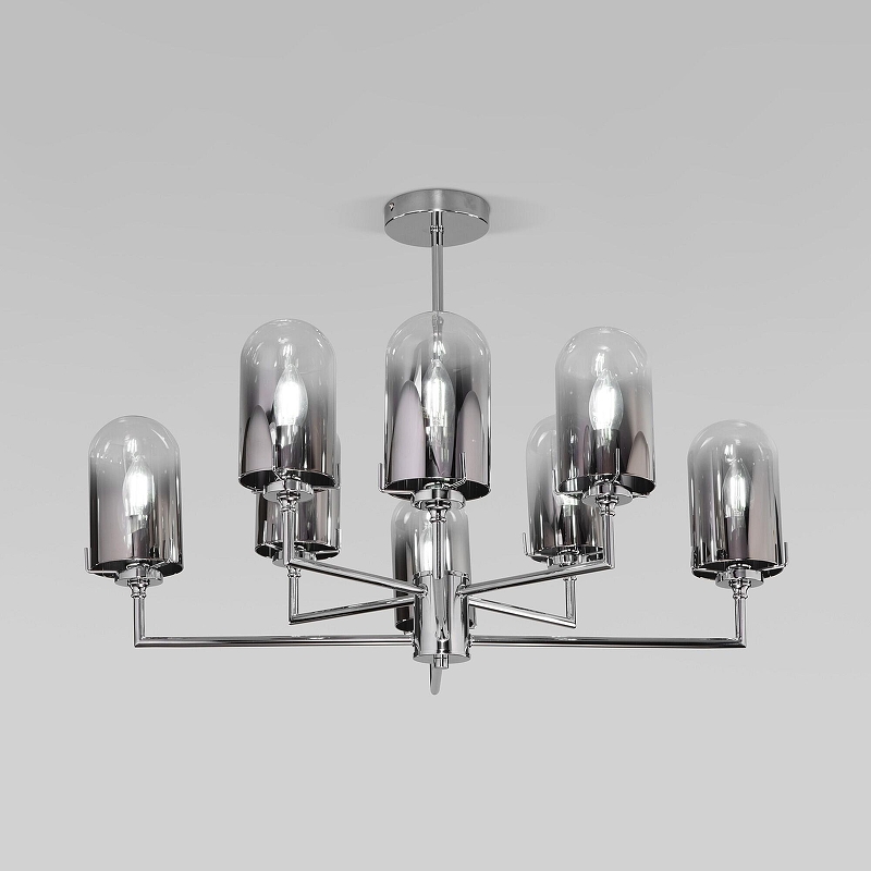 Люстра на штанге Eurosvet Pluto 60156/8 хром 