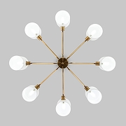 Люстра на штанге Eurosvet Bambola 60157/8 латунь цвет латунь-1