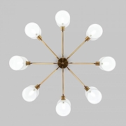 Люстра на штанге Eurosvet Bambola 60157/8 латунь цвет латунь-1