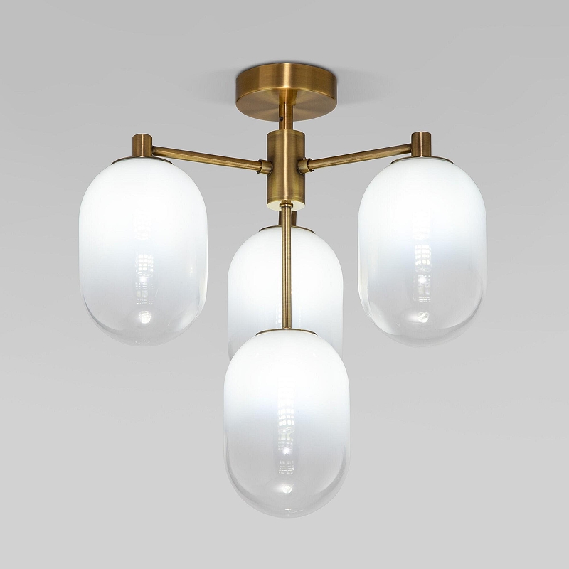 Люстра на штанге Eurosvet Loona 60161/4 латунь 