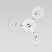 Люстра на штанге Eurosvet Loona 60161/4 латунь цвет латунь-1