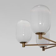 Люстра на штанге Eurosvet Loona 60161/6 латунь цвет латунь-3