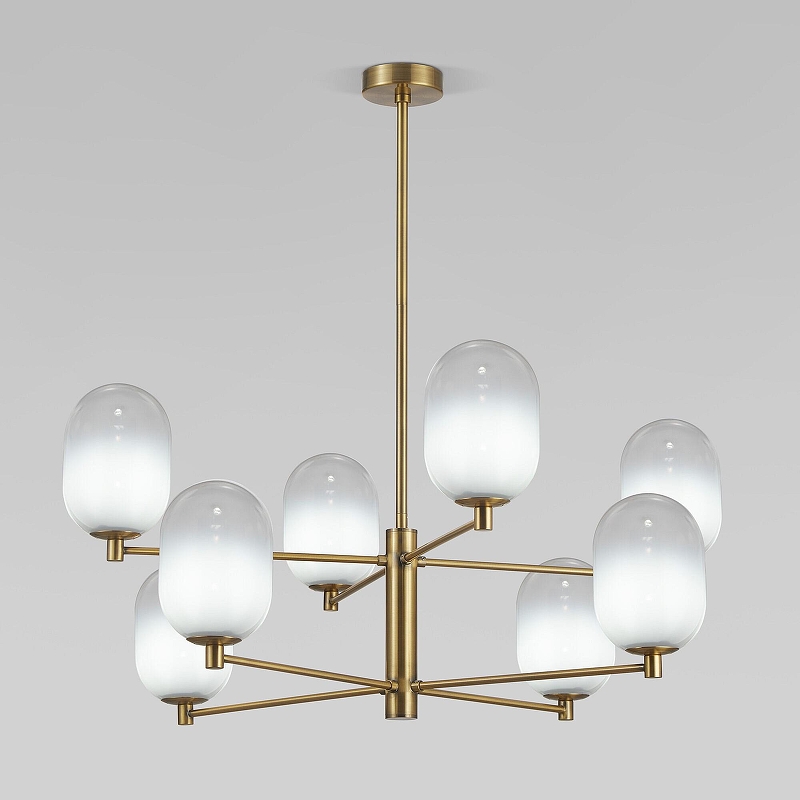 Люстра на штанге Eurosvet Loona 60161/8 латунь 