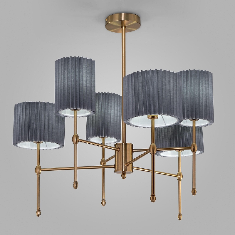 Люстра на штанге Eurosvet Notturno 60162/6 латунь 