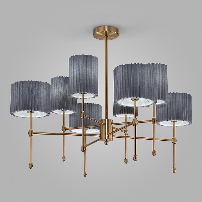 Люстра на штанге Eurosvet Notturno 60162/8 латунь 