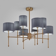 Люстра на штанге Eurosvet Notturno 60162/8 латунь цвет латунь