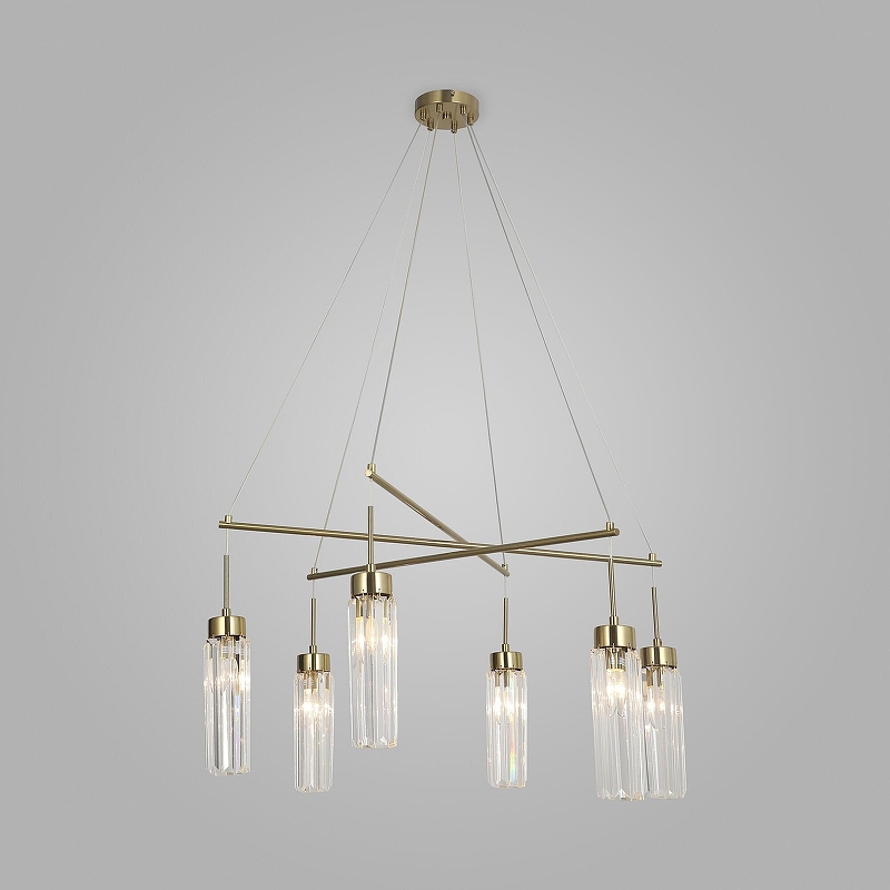 Люстра Eurosvet Gilian 60163/6 латунь 