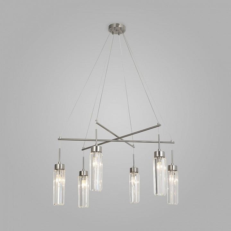 Люстра Eurosvet G1l1an 60163/6 никель 