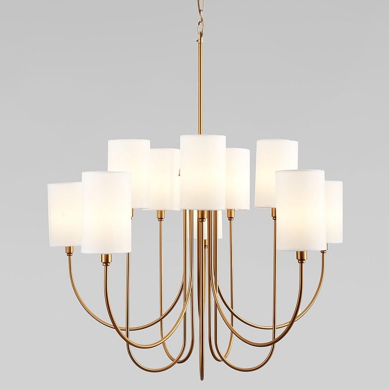 Люстра Eurosvet Abbey 60164/10 латунь 