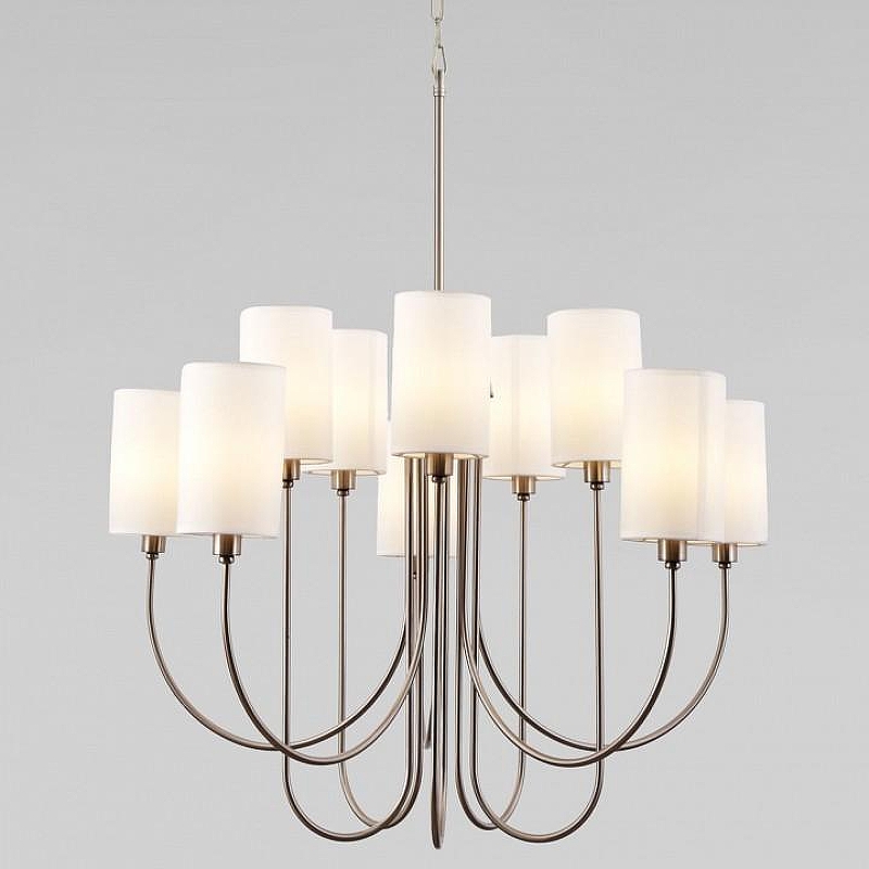 Люстра Eurosvet Abbey 60164/10 никель 